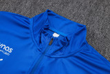 2025-26 Mens Al-Hilal blue Half Pull Tracksuit