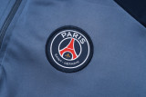 2025-26 Mens PSG grey Half Pull Tracksuit