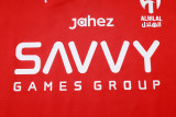 2025-26 Mens Al-Hilal red Half Pull Tracksuit