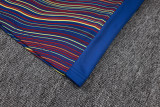 2025-26 Mens Barcelona variegated blue Half Pull Tracksuit