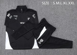 2025-26 Mens Al-Hilal Half Pull black Tracksuit