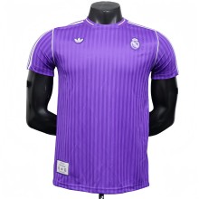 2025-26 Mens Real Madrid  Player casual style  Purple soccer jersey