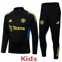 KIDS  Manchester United black Half-pull Training suit  2526