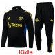 KIDS  Manchester United black Half-pull Training suit  2526