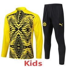 KIDS  Borussia Dortmund Half-pull Training Suit  2526         E993#