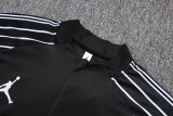 2025-26 Kids PSG black Half Pull Training suit
