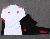 Kids Bayern Munich Half Pull Training Suit white 2025-26