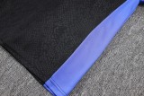 2025-26 Kids Barcelona Black Jacket Tracksuit suit