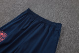 2025-26 Kids Barcelona royal blue Half Pull Training  suit