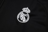 2025-26 Kids Real Madrid Jacket Black Training Suit