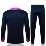2025-26 Kids Barcelona Half Pull Training Purple