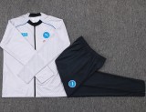2025- 26 KIDS Napoli  Light gray Jacket Tracksuit