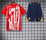 2025-2026  Mens Atletico Madrid red white Training Short Suit