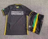 2025-26 Kids Charlton Athletic Third away black  Soccer Jersey