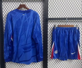 2025-26 Mens Chelsea home Long Sleeve Shorts Training Suit