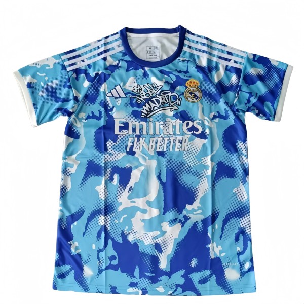 2025-26 Mens  Real Madrid Special Edition blue  soccer Jerseys