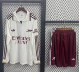 2025-26 Mens Arsenal Third  away Long Sleeve  Shorts  Training Suit