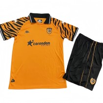 2025-26 Kids  Hull City Home yellow Soccer Jersey