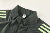 2025-26 Mens Real Madrid dark green Jacket  windbreaker suit