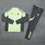 2025-26 Mens Real Madrid light green Jacket  windbreaker suit