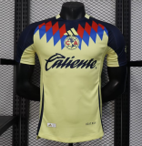 2025-26 Mens  Club America yellow Player  Soccer Jersey