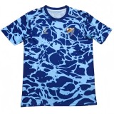 2025-26 Mens Malaga Pre match  blue soccer jersey