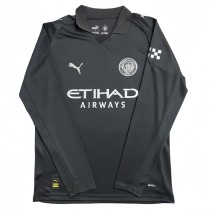 2025-26 Mens  Manchester City away Long Sleeve soccer Jersey