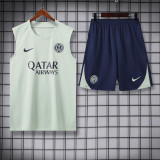 2025/26 Mens Inter Milan light green vest Training Short Suit