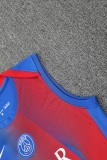 2025/26 Mens PSG blue red vest short training suit
