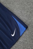 2025/26 Mens PSG blue red vest short training suit