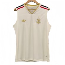 2025-26 Mens Flamengo light yellow  vest Cotton Soccer Jersey