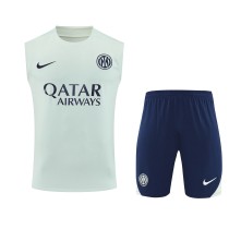 2025/26 Mens Inter Milan light green vest Training Short Suit