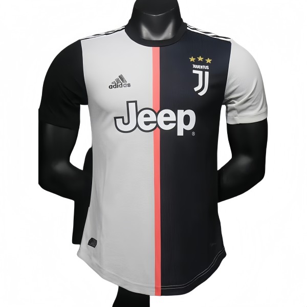 2019-2020 Mens  JUV Home Player Version Retro Soccer Jersey