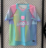 2025-26 Mens Barcelona Blue Concept Edition  soccer Jersey