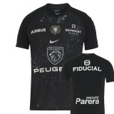 2025 Toulouse Black Rugby Jersey (圆领)