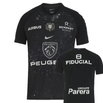 2025 Toulouse Black Rugby Jersey (圆领)