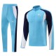 2025 NK Lake blue Half Pull Tracksuit suit