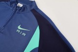 2025 NK Royal blue Half Pull Tracksuit suit