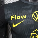 2025-26 Mens Ittihad third away black  Player version soccer jersey