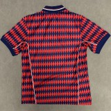 2025-26 Mens Bayern Munich Red Blue Casual Edition soccer jersey