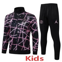 2025-26 Kids PSG Black Starry Sky Inkjet Jacket Tracksuit suit