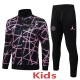 2025-26 Kids PSG Black Starry Sky Inkjet Jacket Tracksuit suit
