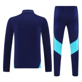 2025-26 Mens Flamengo royal blue Half Pull  Tracksuit
