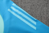 2025-26 Mens Flamengo sky blue Half Pull  Tracksuit