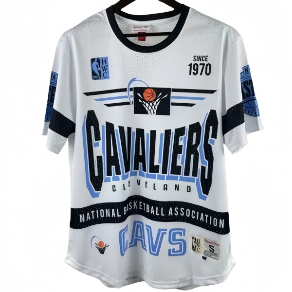 2026 Cleveland Cavaliers White Retro High Quality Casual T-Shirt #MN