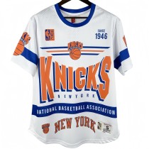 2026 KNICKS White Retro High Quality Casual T-Shirt #MN