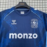 2025-26 Mens Coventry City Third away blue Soccer Jersey