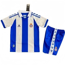 2025-26 Kids  RCD Espanyol Home blue Soccer Jersey