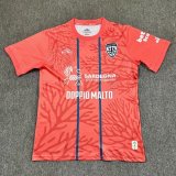 2025-26 Mens Cagliari Third Away Orange  Fans Soccer Jersey