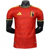 2026-27 Player version Mens Belgium home red soccer Jersey